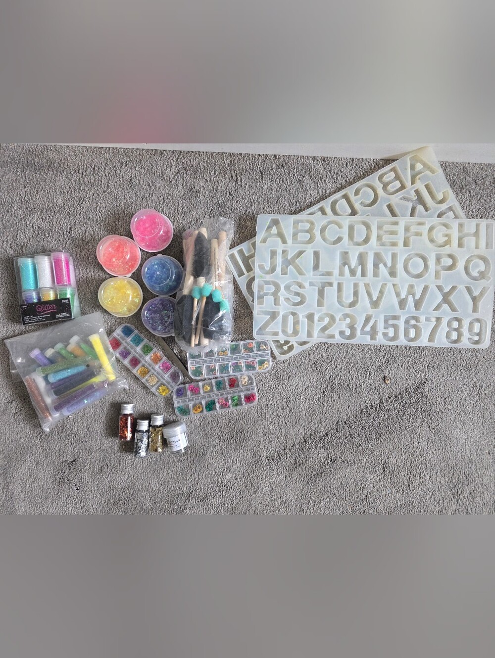 Resin Craft Supplies Lot